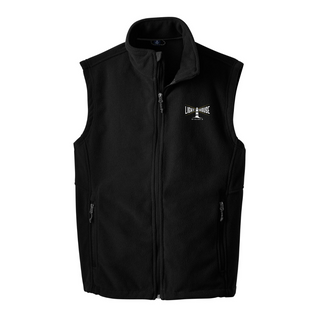 Women's Embroidered Fleece Vest- Lighthouse Visuals