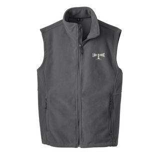 Women's Embroidered Fleece Vest- Lighthouse Visuals