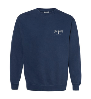 Embroidered Crewneck Sweatshirt (Original Logo) - Lighthouse Visuals