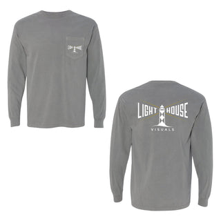 Long Sleeve Pocket T-Shirt (Original Logo) - Lighthouse Visuals