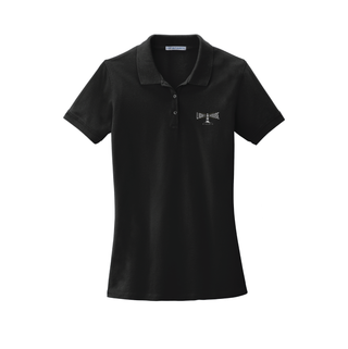 Women's Embroidered Cotton Polo - Lighthouse Visuals