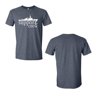 Support Crew Short Sleeve Shirt - USS William P Lawrence Family Readiness Group