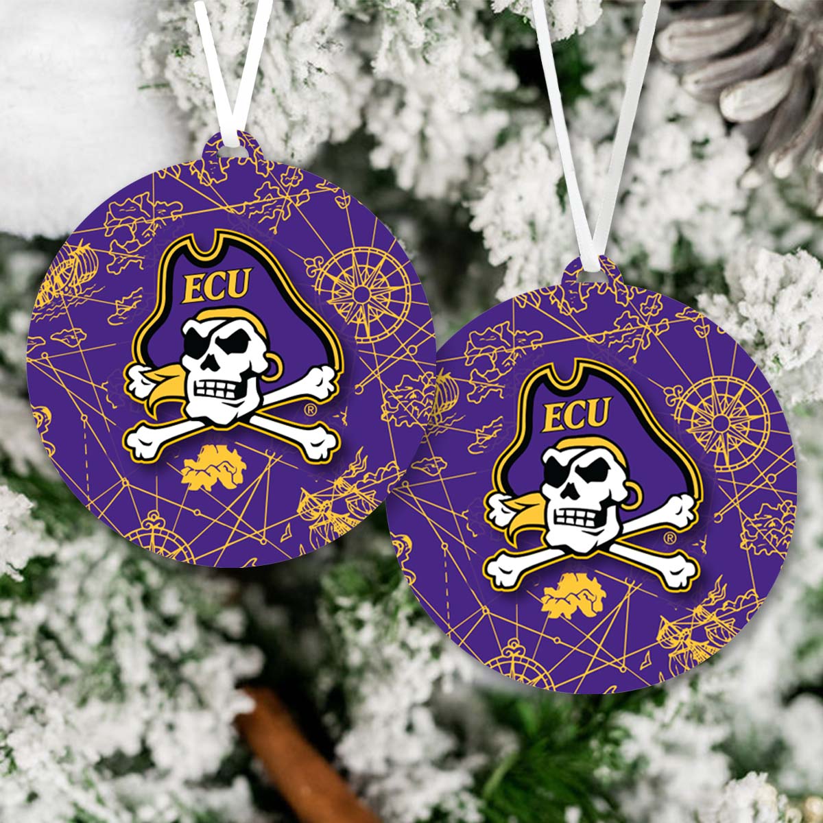 ECU® Athletics Ornament