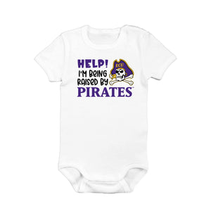 Raised By Pirates® Bodysuit/Toddler/Youth Shirt