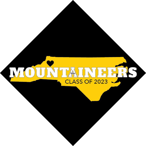 Mountaineers Graduation Cap Topper