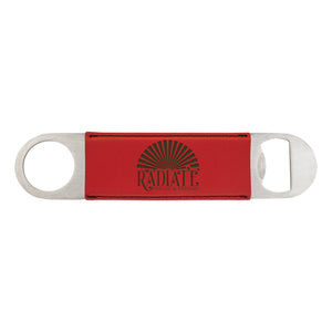 Engraved Leatherette Bottle Opener