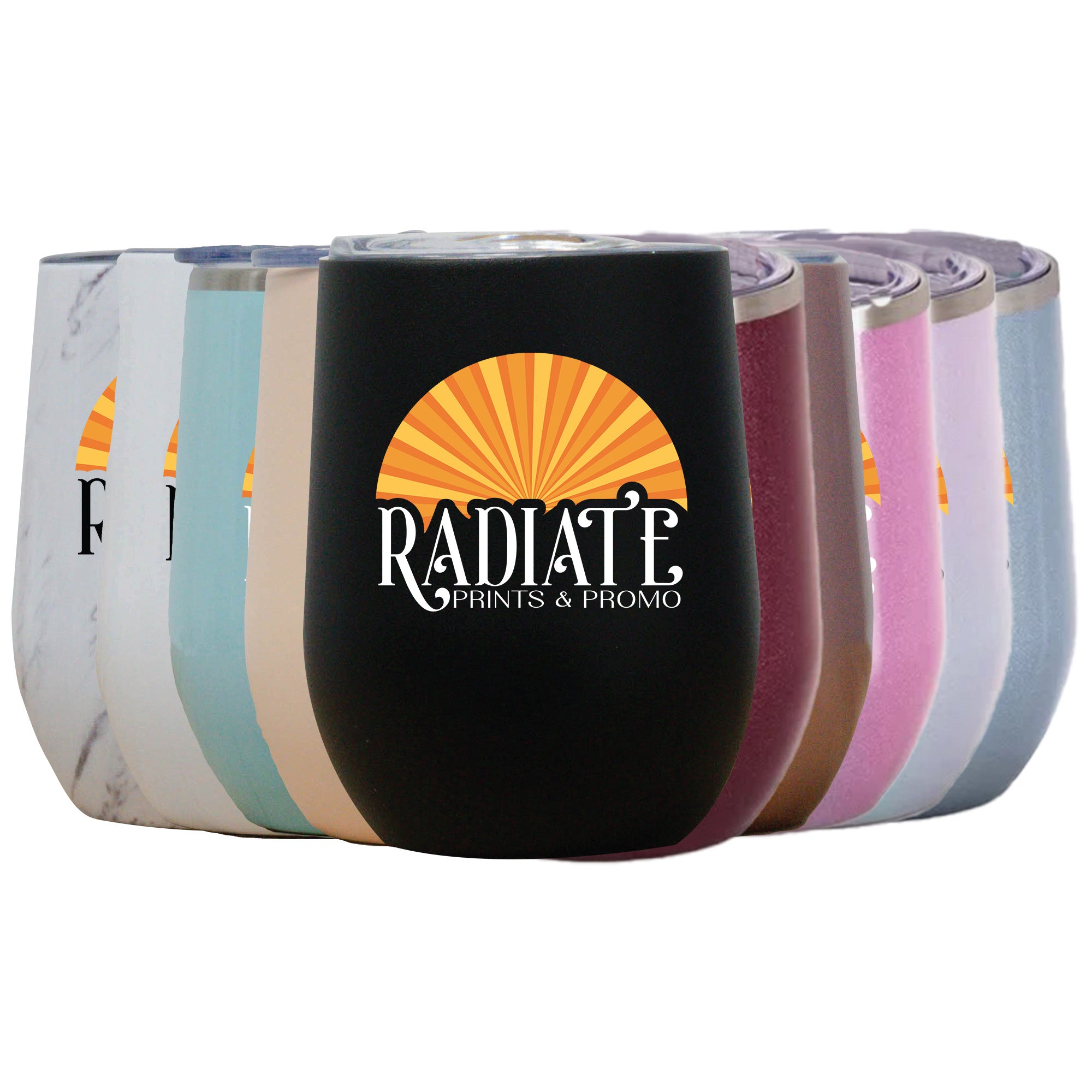 Printed Logo Insulated Wine Tumbler