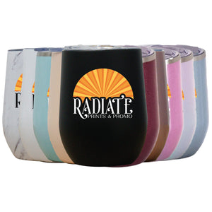 Printed Logo Insulated Wine Tumbler